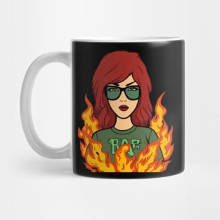 Daria on Fire Mug